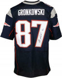 Framed Rob Gronkowski New England Patriots Autographed Nike Elite Navy Jersey