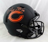 Roquan Smith Autographed Chicago Bears F/S Eclipse Speed Helmet- Beckett W Auth