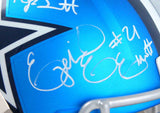 Prescott, Cooper, Elliott, Lamb Signed Cowboys F/S Blaze Helmet-BAW/Fanatics