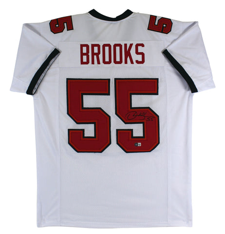 Derrick Brooks Authentic Signed White Pro Style Jersey Autographed BAS Witnessed