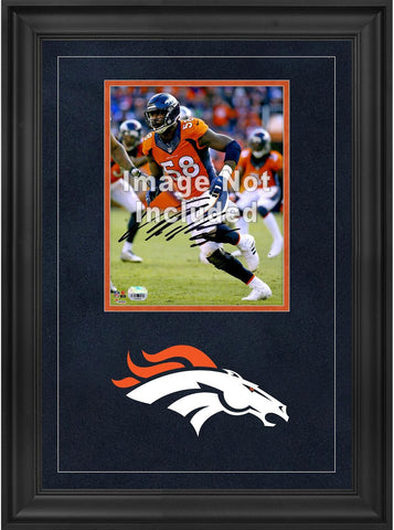 Denver Broncos Deluxe 8x10 Vertical Photo Frame w/Team Logo