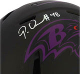 Patrick Queen Baltimore Ravens Signed Eclipse Alternate Authentic Helmet