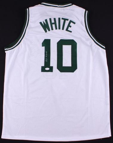 Jo Jo White Signed White Boston Celtics Jersey (JSA COA) NBA Hall of Fame 2015