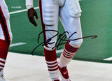 Deion Sanders Autographed 49ers 16x20 Sideline Photo- Beckett W Hologram *Black
