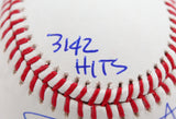 Robin Yount Autographed Rawlings OML Baseball w/3 Stats-Beckett W Hologram *Blue
