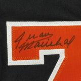 Autographed/Signed JUAN MARICHAL San Francisco Black Baseball Jersey JSA COA