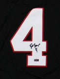 Brett Favre Signed Atlanta Custom Black Jersey