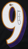 Justin Tucker Authentic Signed Black Pro Style Jersey Autographed BAS Witnessed