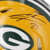 Charles Woodson Raiders/Packers Signed Half/Half Helmet Auto on Packers Side