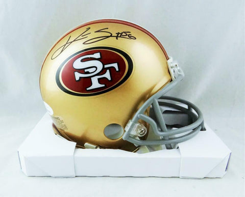 Kwon Alexander Autographed San Francisco 49ers Mini Helmet - JSA W Auth *Black