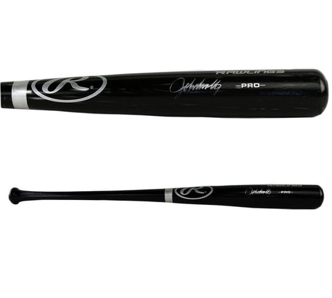 John Smoltz Signed Atlanta Braves Rawlings Big Stick Black MLB Bat