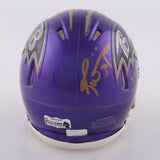 Ricky Williams Signed Ravens Speed Mini Helmet Inscribed "Smoke Weed Everyday"