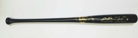 CHRISTIAN YELICH Autographed Brewers "2 Cycles 2018" Game Model Bat STEINER