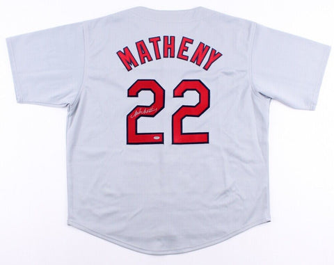 Mike Matheny Signed St Louis Cardinals Jersey (Schwartz COA) Manager 2012- 2018