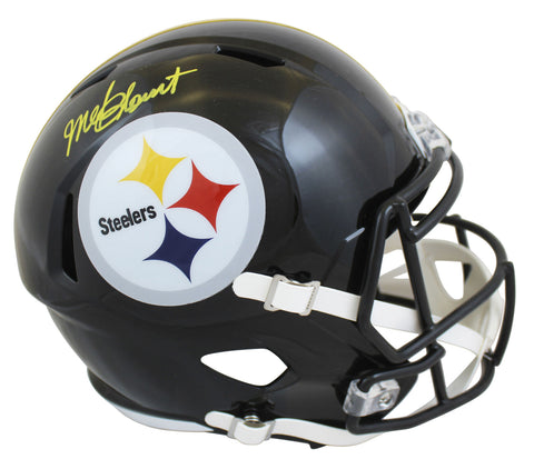 Steelers Mel Blount Authentic Signed Full Size Speed Rep Helmet BAS Witnessed