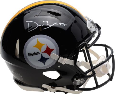 Devin Bush Pittsburgh Steelers Signed Riddell Speed Authentic Helmet