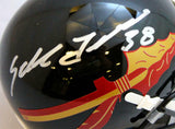 Sebastian Janikowski Signed FSU Seminoles Mini Helmet-Beckett W Hologram *Silver