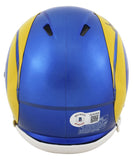 Rams Kurt Warner Authentic Signed 2020 Speed Mini Helmet BAS Witnessed