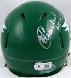 Harold Carmichael Signed Eagles 74-95 Speed Mini Helmet w/HOF *Top-BeckettW Holo