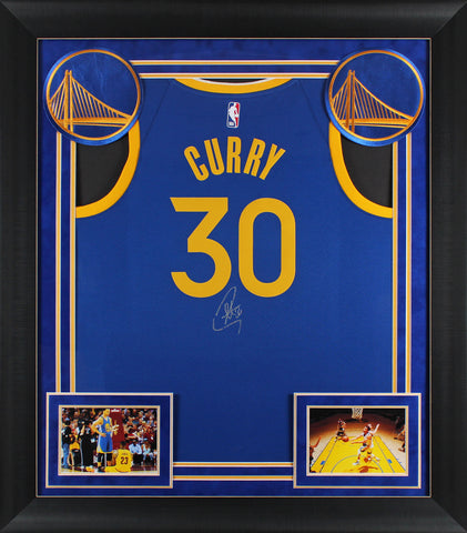 Stephen Curry Signed NBA Golden State Warriors Jersey Framed With Phot – HT  Framing & Memorabilia
