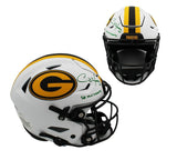 Clay Matthews Signed Green Bay Speed Flex Authentic Lunar NFL Helmet w/SB Champ