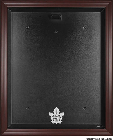 Maple Leafs (2016-Present) Mahogany Framed Logo Jersey Display Case - Fanatics