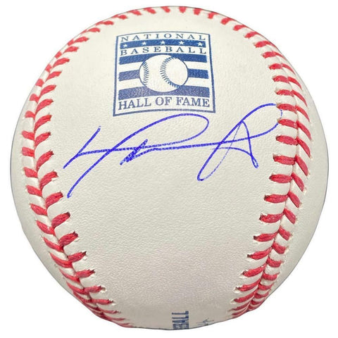 DAVID ORTIZ Autographed Boston Red Sox HOF Logo Official Baseball FANATICS
