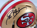 Deion Sanders Signed San Francisco 49ers 64-95 Speed Mini Helmet- Beckett W Holo