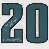 FRMD Brian Dawkins Eagles Signed Mitchell & Ness Jersey w/"Last To Wear 20"
