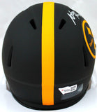 Najee Harris Autographed Pittsburgh Steelers Eclipse Speed Mini Helmet-Fanatics