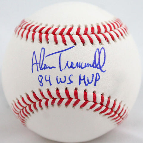 Alan Trammell Autographed Rawlings OML Baseball w/84 WS MVP- Beckett W Hologram