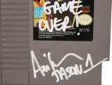 Ari Lehman Signed Friday The 13th Nintendo NES Game Cartridge Beckett 36372