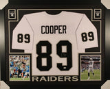 Amari Cooper Signed Oakland Raiders 35x43 Custom Framed Jersey (JSA) 2x Pro Bowl
