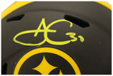 James Connor Autographed Pittsburgh Steelers Eclipse Mini Helmet FAN 36082