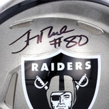Jerry Rice Oakland Raiders Signed Riddell Flash Speed Mini Helmet