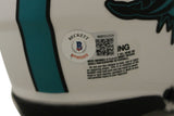 Mike Gesicki Autographed Miami Dolphins Lunar Mini Helmet Beckett 34906