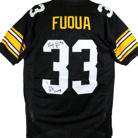 Frenchy Fuqua Autographed Black Pro Style Jersey w/SB Champs-Beckett W Hologram