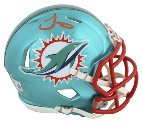 Dolphins Tyreek Hill Authentic Signed Flash Speed Mini Helmet BAS Witnessed