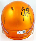 Deion Sanders Autographed FSU Flash Speed Mini Helmet-Beckett W Hologram *Black