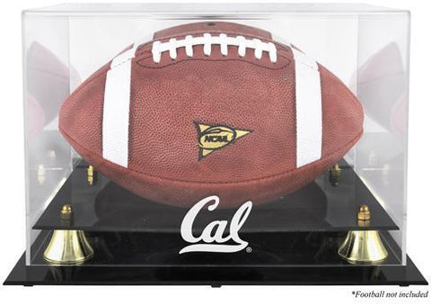 California Bears Golden Classic Logo Football Display Case