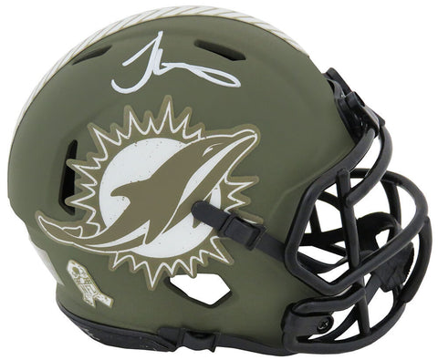 Tyreek Hill Signed Miami Dolphins STS Riddell Speed Mini Helmet - (SCHWARTZ COA)