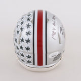 Keith Byars Signed Ohio State Buckeyes Mini Helmet Inscribed "1984 All American"