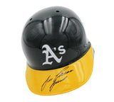 Jose Canseco Signed Oakland A's Rawlings Current Helmet w- "Juiced" Insc