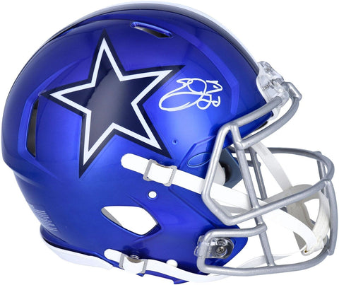 Emmitt Smith Cowboys Signed Riddell Flash Alternate Speed Authentic Helmet