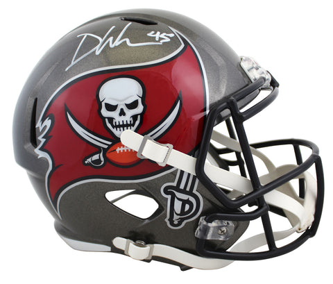 Buccaneers Devin White Authentic Signed Full Size Speed Rep Helmet BAS Witnessed