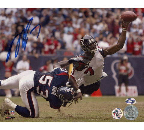 Michael Vick Signed Falcons Unframed 8x10 Photo #11-Tack Throw