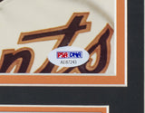 Willie Mays San Francisco Giants Signed Framed 8x10 Photo PSA/DNA