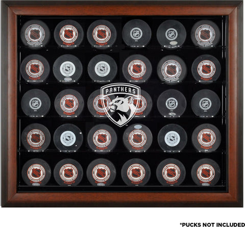 Panthers 30-Puck Brown Display Case - Fanatics