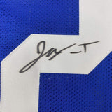 Autographed/Signed JONATHAN TAYLOR Indianapolis Blue Football Jersey JSA COA