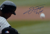 Frank Thomas Big Hurt Signed White Sox 16x20 Swinging Up Close Photo- JSA W Auth